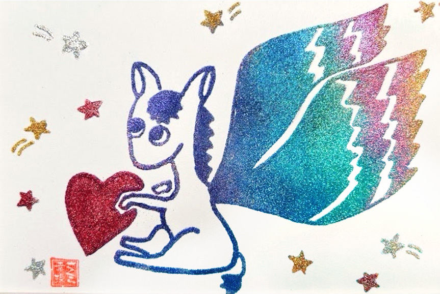 ラメアート作品